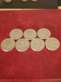 Lot 7 monede 2 Two shillings 1947 1948 1949 1951 1954 1956 1957UK Anglia [poze], Europa, Nichel