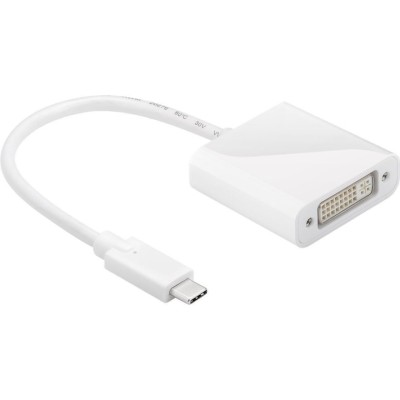 Adaptor DVI mama - USB-C tata 0.2m alb foto