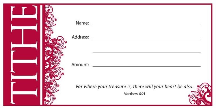 Value Offering Envelope - Tithe (U2761)