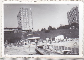 bnk foto Eforie Nord - Faleza si hotelurile Delfinul si Meduza - 1975 foto