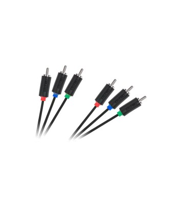 Cablu audio 3x RCA 1.8m Cabletech foto