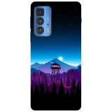 Husa compatibila cu Motorola G20 model Firewatch Tower, Silicon, TPU, Viceversa, Transparent, Carcasa