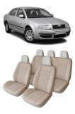 Cumpara ieftin Set huse scaune auto piele alcantara compatibile Skoda Superb (2009-2013)