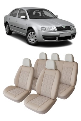 Set huse scaune auto piele alcantara compatibile Skoda Superb (2009-2013) foto