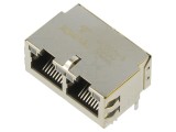 Conector RJ45 soclu ecranat cu LED