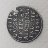 III GROSCHEN 1544 , argint , DUCATUL PRUSIEI , Albert de Brandenburg (1525 - 1568 ), Europa