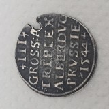 III GROSCHEN 1544 , argint , DUCATUL PRUSIEI , Albert de Brandenburg (1525 - 1568 )