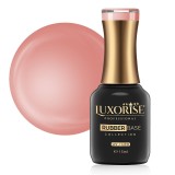 Cumpara ieftin Rubber Base LUXORISE Crystal Collection - Opulent Peach 15ml