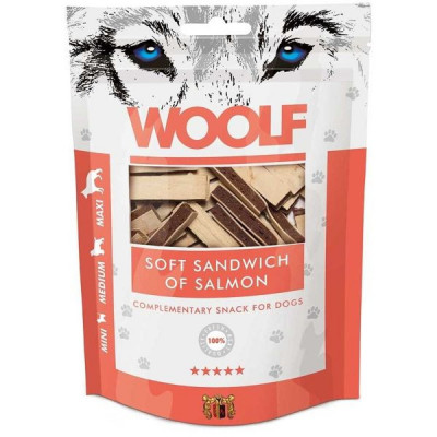 WOOLF Sandwich moale cu Somon 100g foto