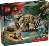 LEGO&reg; Jurassic World - Evadare pe rau din calea lui T. Rex (76975)