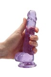 Dildo Realist Crystal Clear Mov 19 cm