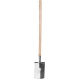 Harlet, cazma, drept, inox, coada lemn, 38x17x118 cm, Strend Pro Premium