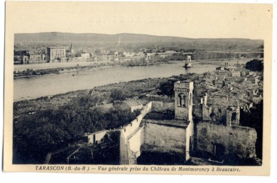 AD 1005 C. P. VECHE - TARASCON -VUE GENERALE PRISE DE CHATEAU DE MONTMORENCY A.. foto