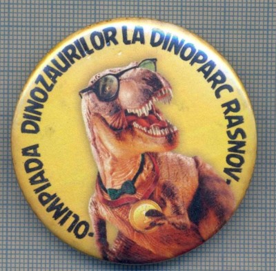 AX 609 INSIGNA - OLIMPIADA DINOZAURILOR LA DINOPARC RASNOV foto