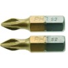 Set 2 Buc Varfuri Surubelnita Jufisto PH3 x 25mm, Prindere 1/4&quot;, Otel S2, Duritate 60 HRC