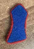 C7 - petlite militare - single 2 - panza - bleumarin securitate cu margina rosie - piesa colectie