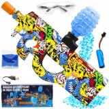 Pușcă cu bile de gel 7-8 mm, mod automat/manual, 1000 bile incluse, acumulator 3,7V 14500/500mAh