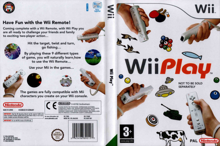 Wii Play joc pentru Nintendo Wii classic, mini, Wii U