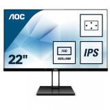 Cumpara ieftin Monitor 21.5 AOC 22V2Q, FHD 1920*1080, 75 Hz, WLED, IPS, 16:9, 5 ms,250 cd/mp, 1000:1/ 20M:1, 178/1