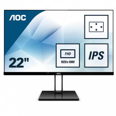 Monitor 21.5 AOC 22V2Q, FHD 1920*1080, 75 Hz, WLED, IPS, 16:9, 5 ms,250 cd/mp, 1000:1/ 20M:1, 178/1 foto