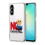 Husa antisoc pentru samsung galaxy a26, airbag pro, clear, no excuses