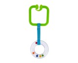 Zornaitoare BabyJem Patrata Verde pentru Carucior | Varsta 3 luni+ | Non-toxic, Fara BPA