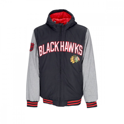 Chicago Blackhawks geacă de bărbați cu glugă Cold Front Polyfilled Padded Jacket w. Hood - L foto