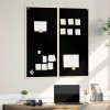 VidaXL Tablă Manual Negru 100 x 1.4 x 100 cm Lemn masiv de pin