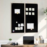 vidaXL Tablă Manual Negru 100 x 1.4 x 100 cm Lemn masiv de pin