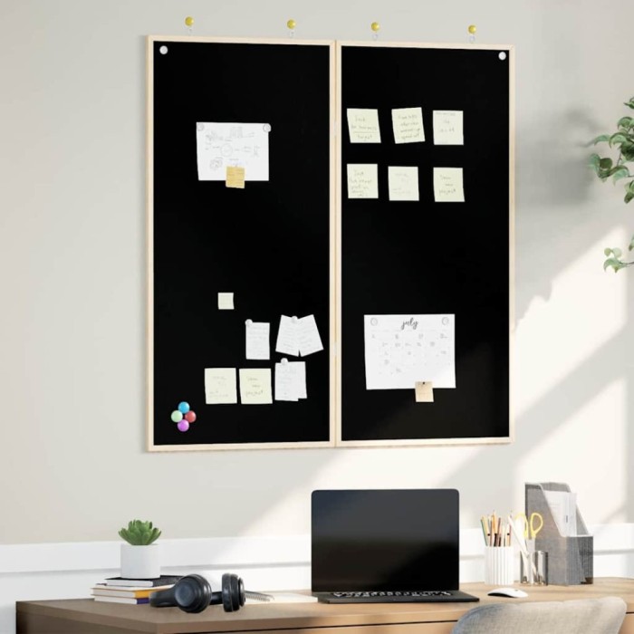 vidaXL Tablă Manual Negru 100 x 1.4 x 100 cm Lemn masiv de pin
