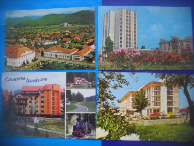 HOPCT LOT 2320 STATIUNEA COVASNA -4 CARTI POSTALE-CIRCULATE foto