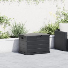 vidaXL Cutie depozitare grădină antracit 77.5x54.5x53 cm plastic 170 L