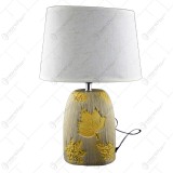 Veioza ceramica mica cu design frunze