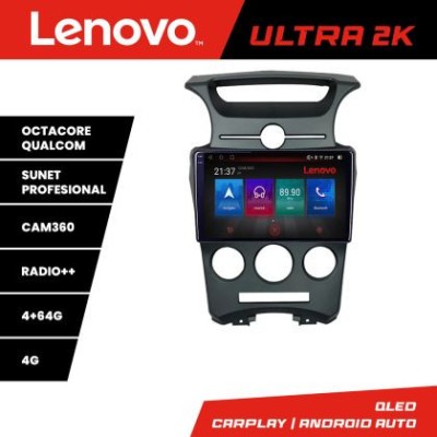 Navigatie Kia Carens 2006-2012 clima automata Android radio gps internet 8 core QLED Qualcomm 4+64 360 Lenovo CarStore Technology foto