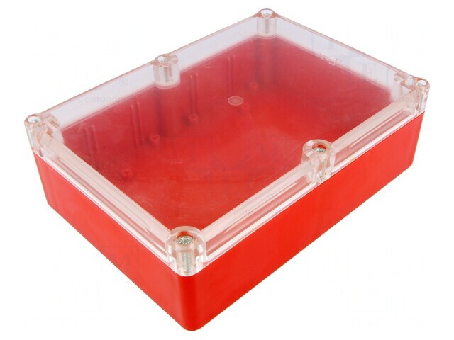 Carcasă Universală ABS Roșu 126x176x57mm cu Garnitură