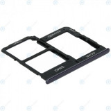 Samsung Galaxy A31 (SM-A315F) Tavă Sim + Tavă MicroSD Prism Crush Black GH98-45432A