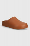 Crocs papuci Dylan Clog barbati, culoarea maro, 209366