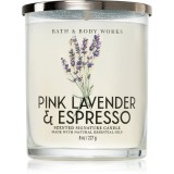 Bath &amp; Body Works Pink Lavender &amp; Espresso lum&acirc;nare parfumată 227 g