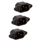 Set 3 mufe tata PC 10A 250V montabile pe panou M`N`C 05239-3