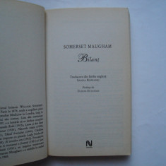Bilant - Somerset Maugham