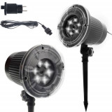 Proiector LED Craciun, model fulgi de nea, 4W, interior si exterior, IP44, Iso Trade