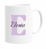 Cana alba personalizata cu prenume Elena, INOVATIX&reg;. 330ml