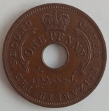 Moneda Nigeria - 1 Penny 1959
