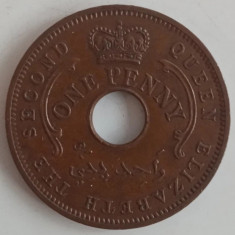 Moneda Nigeria - 1 Penny 1959