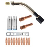 Set 16 consumabile pentru pistolet MIG MAG 25AK WeldLand Equipment