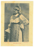 4800 - Banat ETHNIC woman, NASAUD Panorama - old card 18.5/13.5 cm - unused