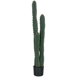Outsunny Cactus artificial extrem de realist plantă artificială de dimensiuni mari dim. &Oslash; 18 x 120H cm verde | Aosom Romania