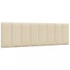 VidaXL Pernă pentru tăblie de pat, crem, 160 cm, material textil 4019175
