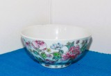 Cumpara ieftin Bol ornamental (won) portelan chinezesc decorat manual - Famille rose - marcaj Zhongguo Jingdezhen Zhi