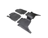 Covorase Auto Cauciuc Tip Tavita Ford Ranger 2011-2020, Protectie Tunel Spate, Negre, ALM